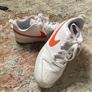 Nike Court shoes. Rarely worn. Boys size 5 but fits womens size 7.5.